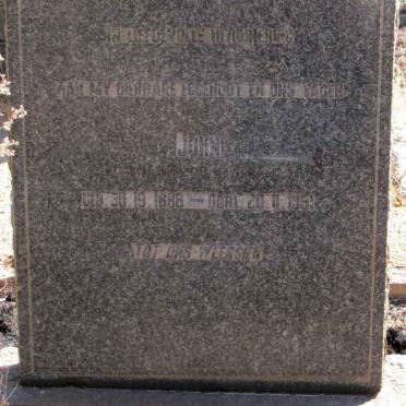 GREEFF John 1888-1951