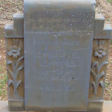 GROBLER Christoffel Johannes 1864-1945