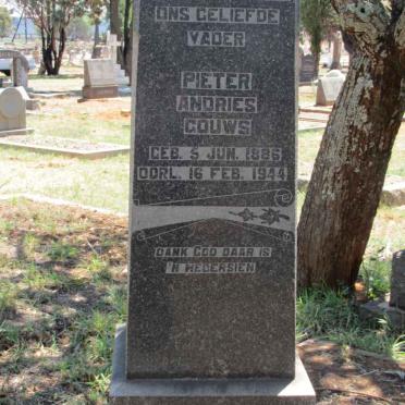 GOUWS Peter Andries 1886-1944