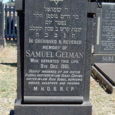 GELMAN Samuel -1961