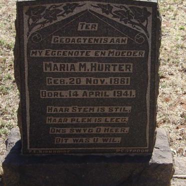 HURTER Maria M. 1881-1941