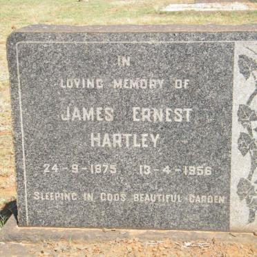 HARTLEY James Ernest 1875-1956