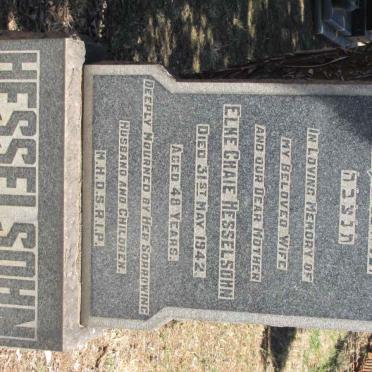 HESSELSOHN Elne Chaie -1942