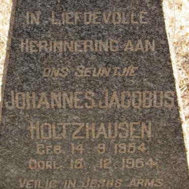 HOLTZHAUSEN Johannes Jacobus 1954-1964