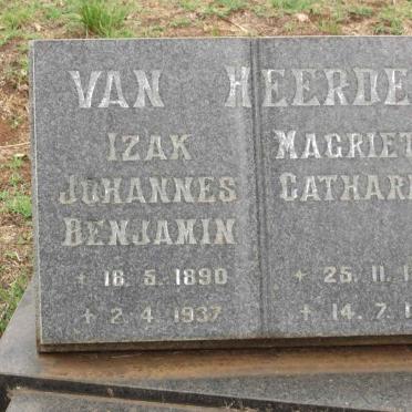 HEERDEN Izak Johannes Benjamin, van 1890-1937 &amp; Magrietha Catharina 1898-1982