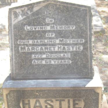HASTIE Margaret nee DOUGLAS