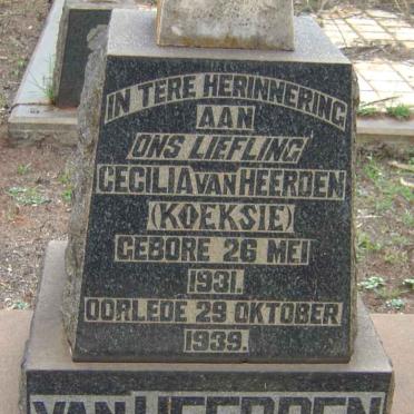 HEERDEN Cecilia, van 1931-1939