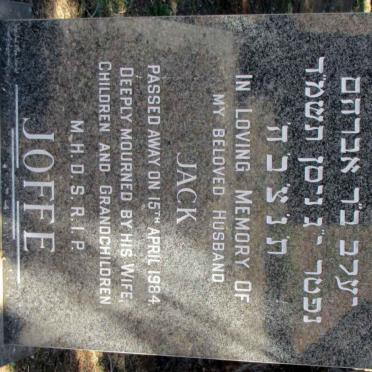 JOFFE Jack -1984