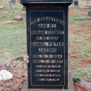 JACOBS Daniel Pieter 1864-1937