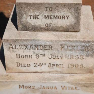 KEELING Alexander 1858-1905