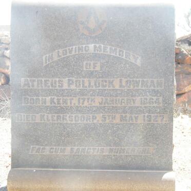 LOWMAN Atreus Pollock 1864-1927