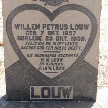 LOUW Willem Petrus 1857-1938