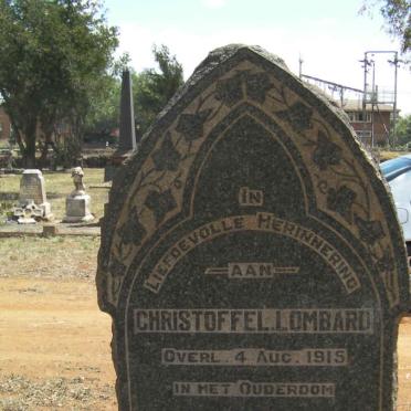 LOMBARD Christoffel -1915 :: LOMBARD C. 1862-1940 &amp; Gertruida Maria 1867-1934