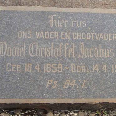 NEL Daniël Christoffel Jacobus 1859-1945