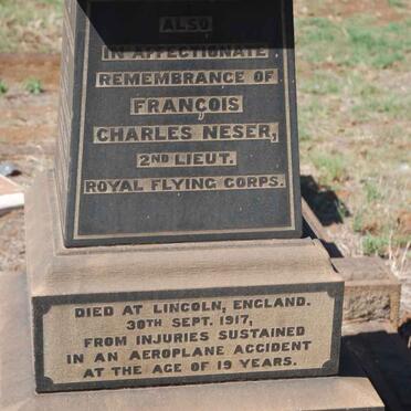 NESER Francois Charles -1917