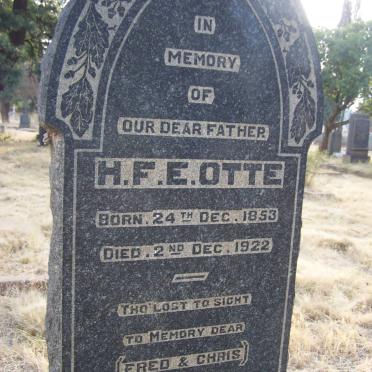 OTTE H.F.E. 1853-1922