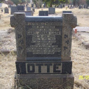OTTE Carel Johan 1906-1951