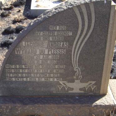 PLESSIS Jacobus Andreas Wynand, du 1886-1953