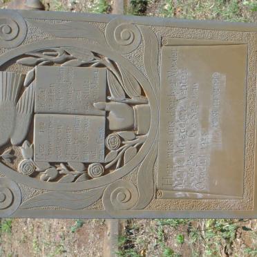 VENTER Maria Magdelena nee DE BEER 1878-1926