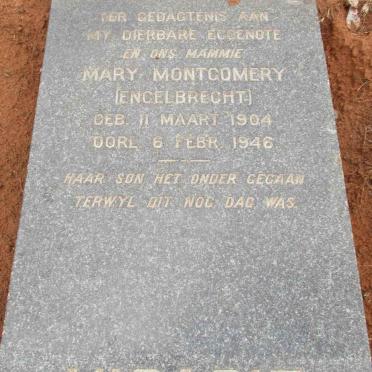 VISAGIE Mary Montgomery nee ENGELBRECHT 1904-1946