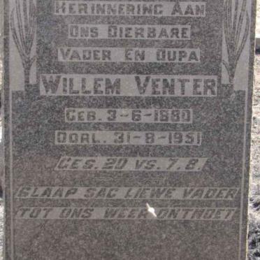 VENTER Willem 1880-1951