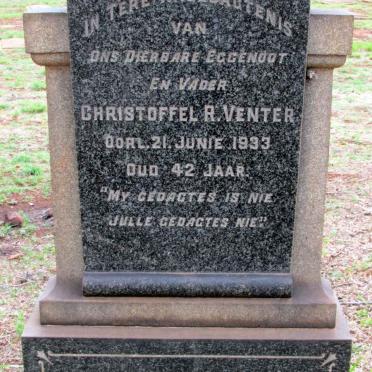 VENTER Christoffel R. -1933