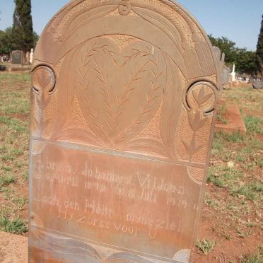 VILJOEN Abram Johannes 1892-1919