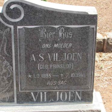 VILJOEN A.S. nee PRINSLOO 1885-1941
