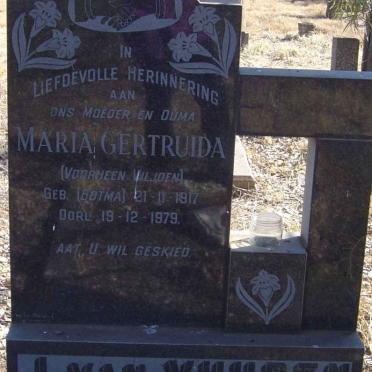 VILJOEN Gedeon Jacobus 1911-1954 &amp; J. van VUUREN Maria Gertruida formerly VILJOEN nee BOTHMA 1917-1979