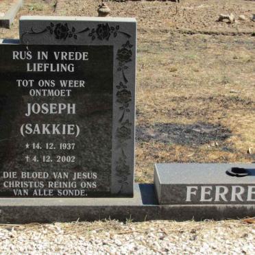 FERREIRA Joseph 1937-2002