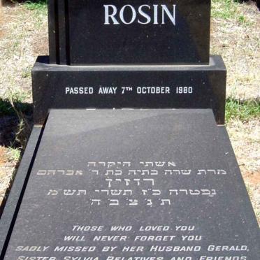 ROSIN Bessie -1980