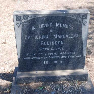 ROBINSON Catherina Magdalena nee CRONJE 1883-1968