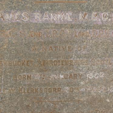 RANNIE James 1864-1894