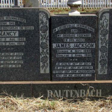 RAUTENBACH James Jackson 1898-1980 &amp; Anna Catharina 1903-1984 :: RAUTENBACH Nancy 1940-1951