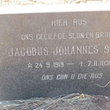 SWART Jacobus Johannes 1919-1936