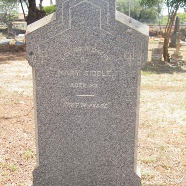SIDDLE Mary