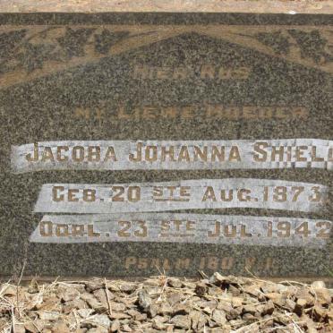 SHIELDS Jacoba Johanna 1873-1942