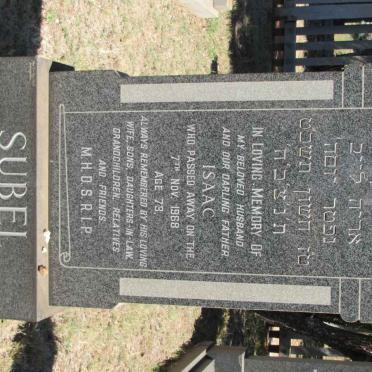 SUBEL Isaac -1968
