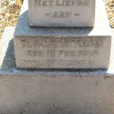 SNYDERS Eljalie 1936-1936
