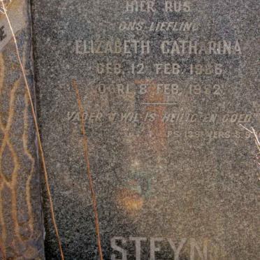 STEYN Elizabeth Catharina 1936-1952