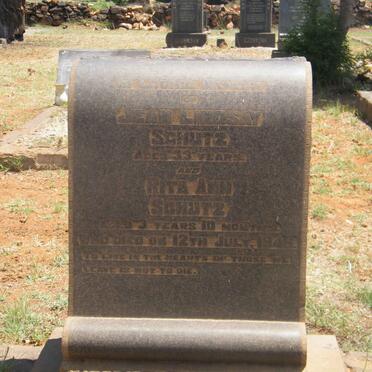 SCHUTZ Jean Lindsay -1946 :: SCHUTZ Rita Ann -1946