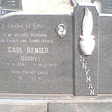 SNYMAN Carl Renier 1929-1977