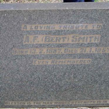 SMITH A.F. 1887-1957