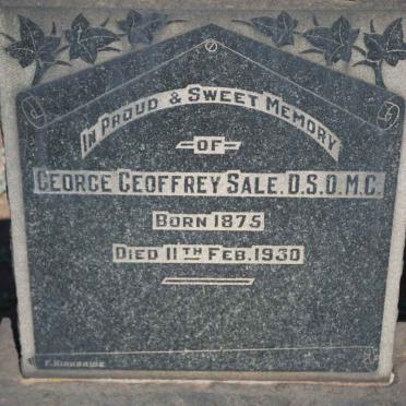 SALE George Geoffrey 1875-1930