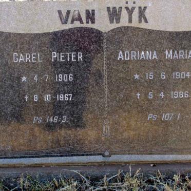 WYK Carel Pieter, van 1906-1967 &amp; Adriana Maria C. 1904-1986