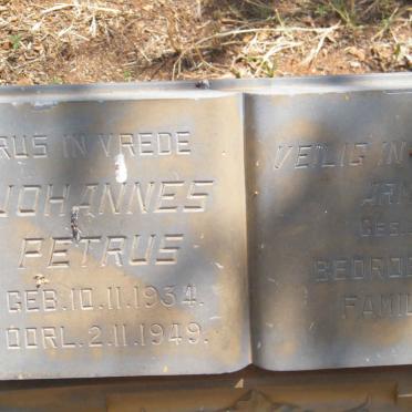 WESTHUIZEN Johannes Petrus, v.d. 1934-1949