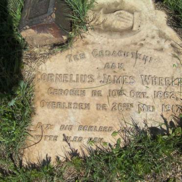 WHEELER Cornelius James 1862-1917