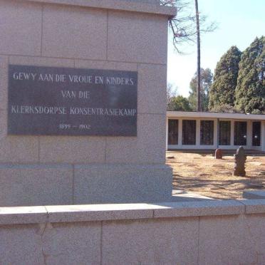 1. Dedicated to the women and children of the Klerksdorp Concentration Camp