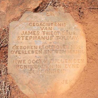 TOLMAY James Theodorus Stephanus 1882-1891
