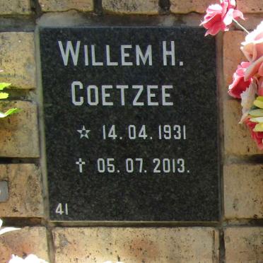 COETZEE Willem H. 1931-2013